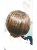 伸ばし途中のグラデーションボブ♪