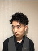 ツイストスパイラルパーマ　/浜松町/理容室／ヒロ銀座/