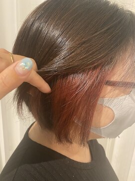 フィゼル 福島店(fizelle) インナーカラー　　原明日香