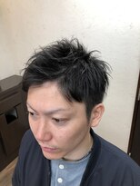 ヘア アン ナチュラ(hair an natura) 【人気】王道ツーブロ束感ショート　オフモードver