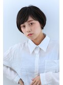 暗髪/丸みショート/コンパクトショート/20代/30代/40代/50代