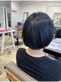 ボブ×柔らかい質感