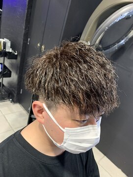 アウル 心斎橋(owl) Vマッシュ×ツイストスパイラル×ツイストパーマ×刈り上げ