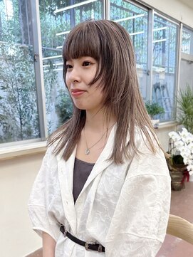 パークレーン アイス イヴェン(park lane ICI yeven) デザインカラー 柔らかベージュカラー　ローライト/中田