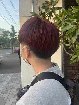 ファスナーグランデ(fustener grande) 濃いめのレッド