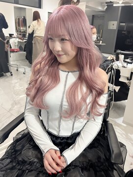 ランテルディ 渋谷(LANTERDIT) #ピンクカラー/ハイトーン/ケアブリーチ/韓国ヘア
