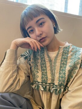 ジェムバイアルテフィーチェ(gem by artefice) ミニボブ×ペールブルー