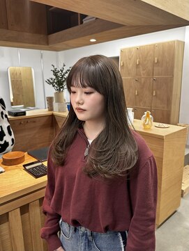 バド(bado) ソフトベージュ×ロングレイヤー