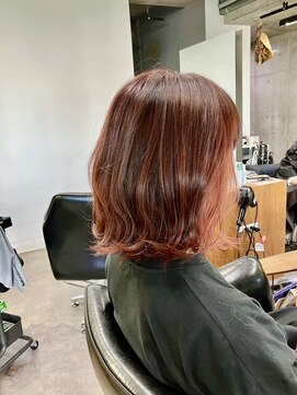 シェル 吉祥寺(shell) グレージュカラー/ボブウルフ/黒髪/ココアベージュ