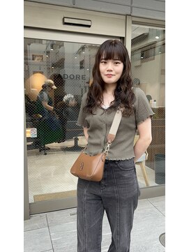 アドア 横浜(ADORE) 【ADORE横浜】スパイラルパーマ×グレーベージュ