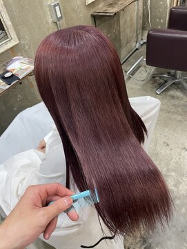 ヘアカロン 熊本本店(Hair CALON) レッドカラー/ブリーチなし