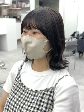 ビューブルー 亀戸錦糸町(VIEW BLUE) ◎ 美髪カールシアーカラーグレージュエアリーロングセミディ