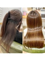 グリーンルームセカンド 結城店(GREEN ROOM. 2nd)&nbsp;縮毛矯正　髪にドラマを