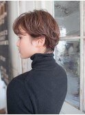 ショートガーリーパーマ/20代/30代/40代/50代/倉敷駅/白楽町
