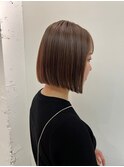 前下がりボブ20代30代40代ハイライトブリーチダブルカラー立川