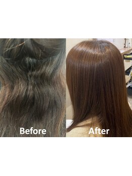 《扱いやすい美髪へ＊》髪質改善◎気になるうねりも毛先まで指通りなめらかに♪朝のスタイリングも簡単！