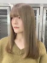 ウィコ 新宿(WICO)&nbsp;ミルクティーベージュ[新宿駅/こなれミディ/ウェーブパーマ]