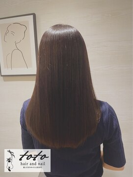 トトヘアーアンドネイル(toto hair and nail) 人気NO.1【髪質改善カラーコース】カット・メテオカラー・TR