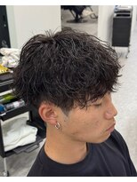 ブライト(BRIGHT)&nbsp;マッシュ波巻きスパイラルパーマ静岡メンズ