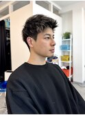アップバングショート
