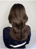 韓国ハイレイヤー×マロンブラウン