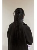 お呼ばれヘアカチモリスタイル☆