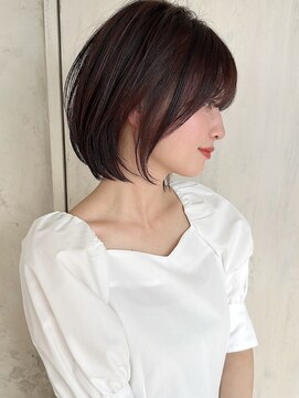 アフロート ルヴア(AFLOAT RUVUA) みねスタイル♪ 似合わせ ショート ボブ 30代 40代 小顔 新宿