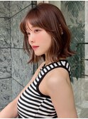 ハイライト白髪染め白髪ぼかしショートボブレイヤー40代横浜関内