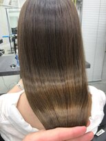 20代酸性ストレート×うる艶髪☆透明感アッシュ