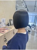 くびれヘア縮毛矯正アプリコットオレンジ夏ハイライト《用賀》