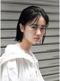 20代30代40代前下がり耳掛けショートボブ丸みショート◎