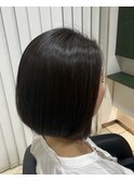 【縮毛矯正】大人ボブスタイル