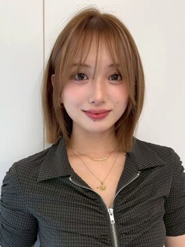 サンドイエナ 横浜店(sand yena) マロンベージュ/ボブ/前髪/レイヤー/髪質改善/縮毛矯正/横浜