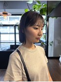 切りっぱなしボブ