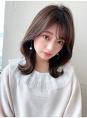 20代小顔に見える！くびれレイヤー × ラベンダーブラウン