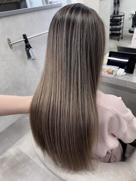 ランド 千葉(land) 透明感グレージュバレイヤージュ/阿部