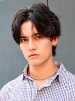 エルマーク 梅田(L-MARK)&nbsp;センターパート/波巻きパーマ/スパイラルパーマ/men's