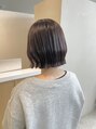 ヴィンチ(Vinci)&nbsp;外はねぱつっとボブ×やわらかグレージュ