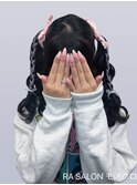 【推し活ヘアメ】ツインリボンヘア