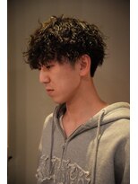 ミクマル(micmal)&nbsp;メンズ韓国風マッシュナチュラルツイストスパイラルパーマ