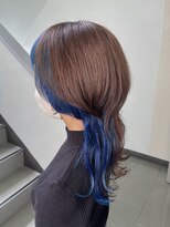 オーストヘアー ミコ(Aust hair Mico) グレージュ×ネイビーブルー