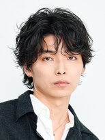 フィフス 大分(fifth)&nbsp;大分スパイラルパーマメンズカットセンターパートツーブロック