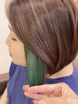 スタイルクリエイター 牛久店(Style Creator)&nbsp;インナーカラー　グリーン
