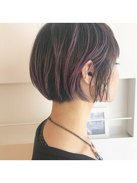 ツバメ ヘアー(TSUBAME HAIR) デザインカラー△ピンクパープル