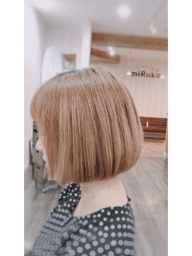 ヘアーアンドライフミルコ(miRuko) ミニボブ