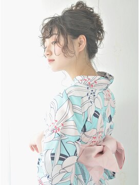ネオリーブカフ 鶴ヶ峰店(Neolive caff) 【結婚式およばれ 花火大会浴衣着付け】ゆるヘアアレンジ♪