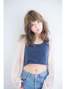 ミエル ヘア 新宿(miel hair) 【miel hair新宿】ハイライトグレージュ