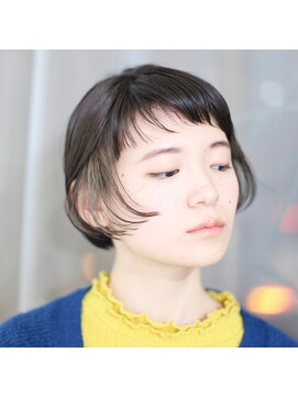 ヨハ ク グレージュインナーカラー