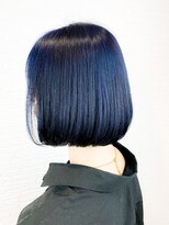 リオリス ヘア サロン(Rioris hair salon)&nbsp;インディゴブルー×ボブ