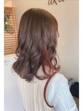 アカラ ヘアー akala hair インナーレッド